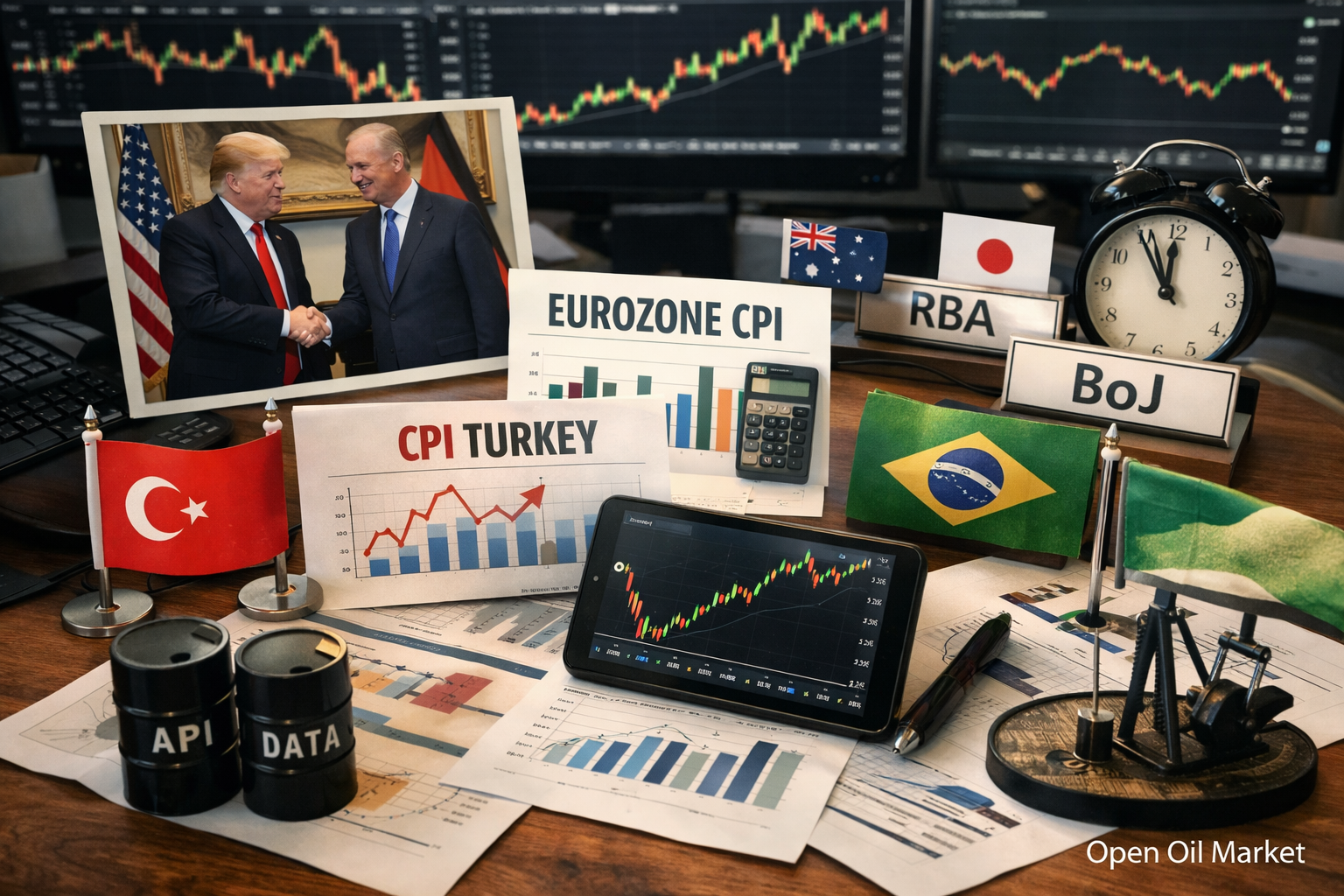 Economic Events and Corporate Reports - March 3, 2026 Eurozone Inflation, Turkey CPI, Brazil GDP, API Oil