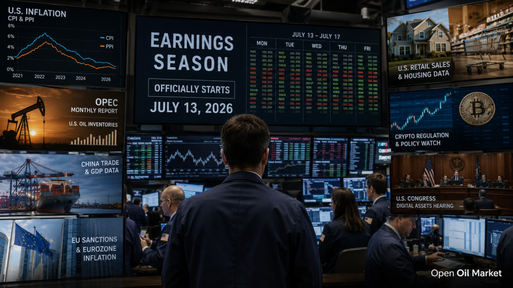 Investor Calendar July 13-17, 2026: US CPI, China GDP, and Earnings Season