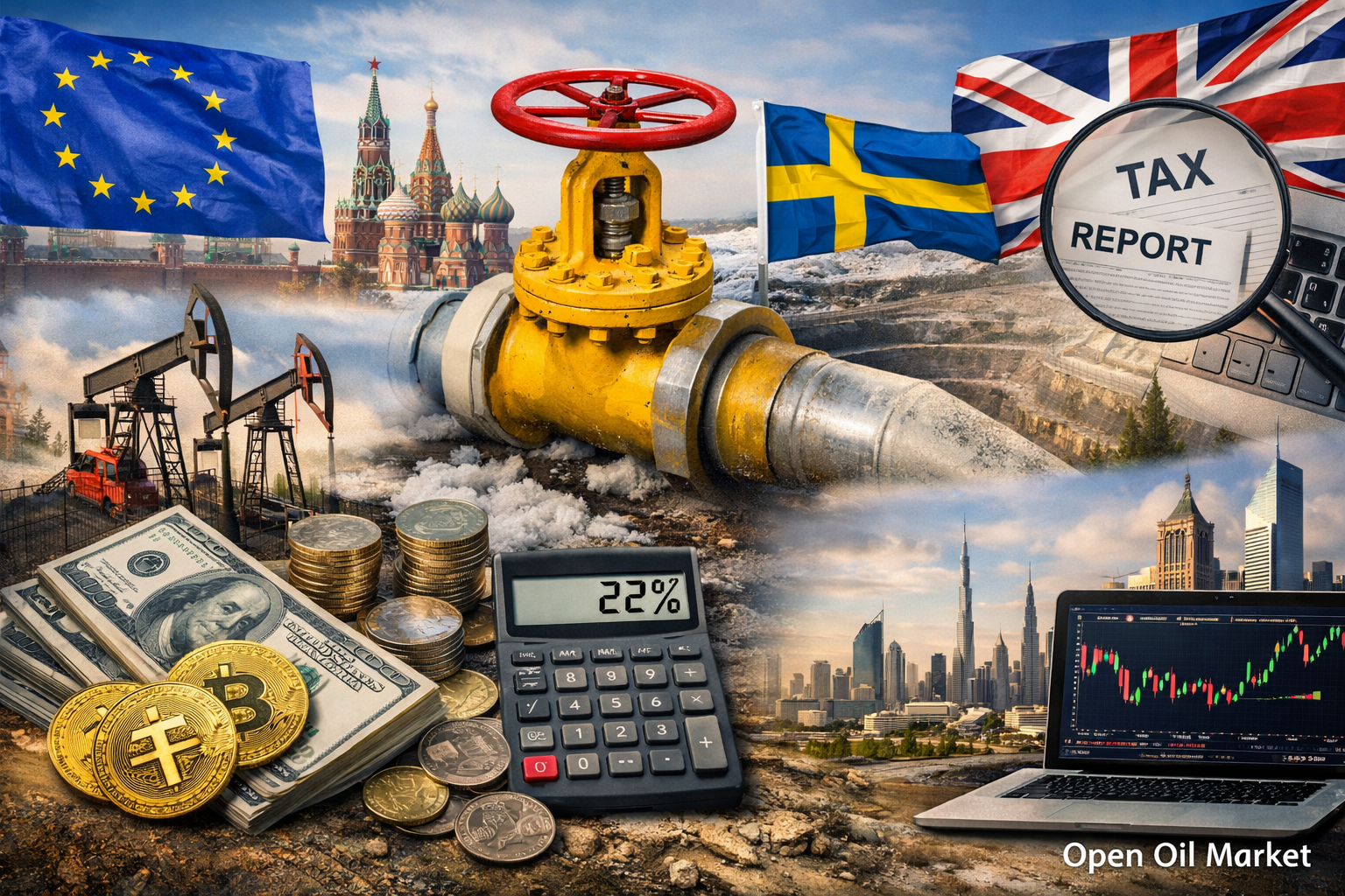 Economic Events and Corporate Reports — Thursday, January 1, 2026 VAT Russia, Gas EU, Crypto Regulation