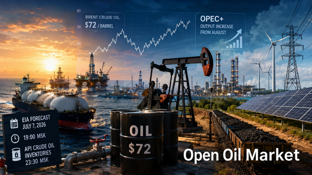 Oil and Gas News - July 7, 2026: Brent, OPEC+, EIA and API