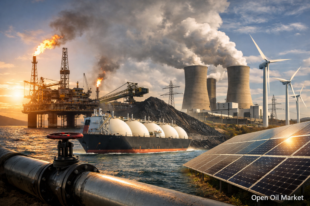 Global Energy Market March 25, 2026: Oil, Gas, Electricity, RES, Coal, Refineries, and Petroleum Products