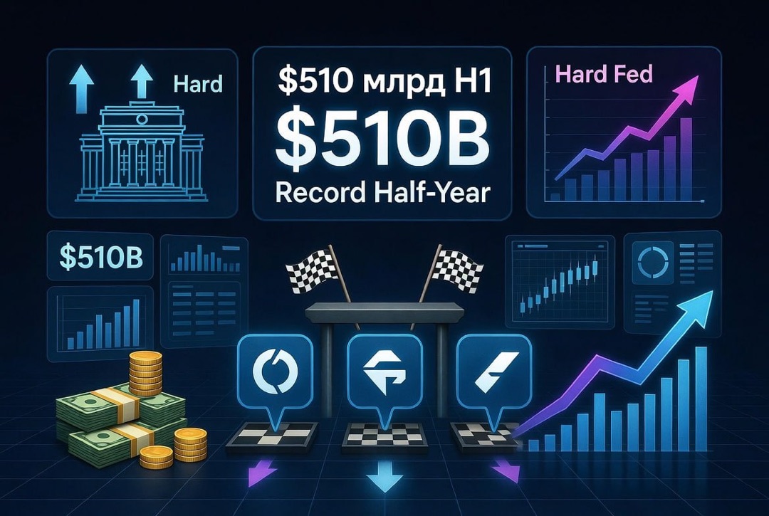 News on Startups and Venture Investments — Friday, July 31, 2026: Record $510 billion for the half-year, Tough Fed, and Megafund Race