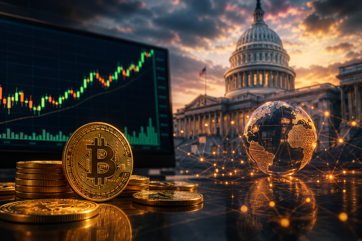 Cryptocurrency News: Thursday, August 6, 2026 — Bitcoin Stays Above $64,000, U.S. Senate Brings CLARITY Act to Crucial Vote