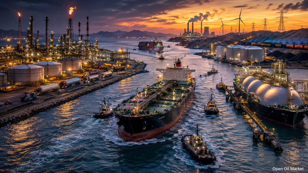 Global Energy Market July 19, 2026: Oil Tanker, LNG Terminal, Oil Refinery, Power Plants, Renewable Energy Sources, and Coal Logistics