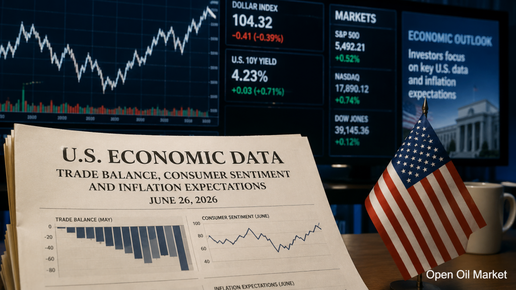 Macroeconomic Data and Corporate Reports for Investors on June 26, 2026