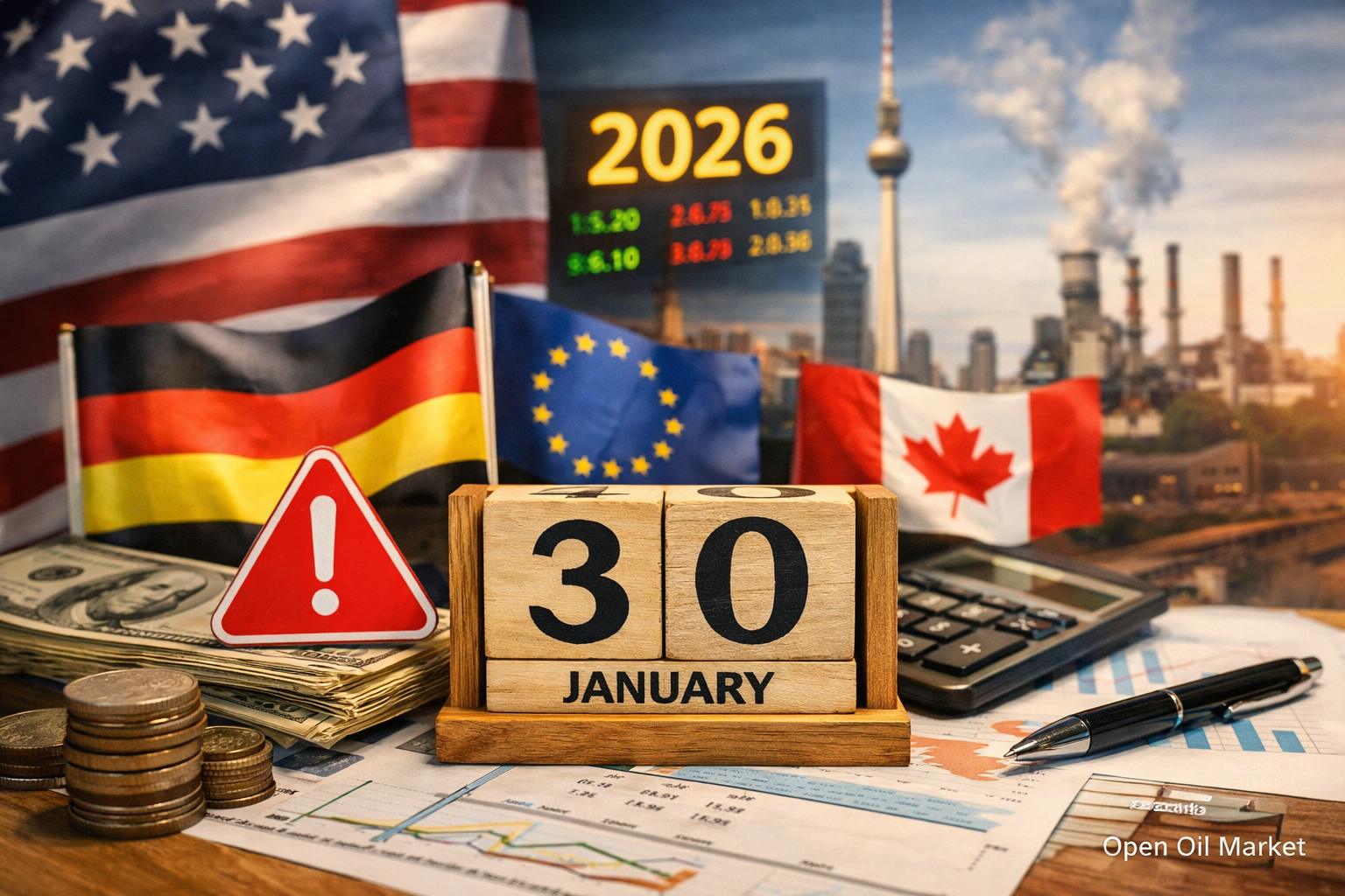 Economic Events and Corporate Reports - Friday, January 30, 2026: US Shutdown, GDP of Germany and the Eurozone, ExxonMobil and Chevron Reports