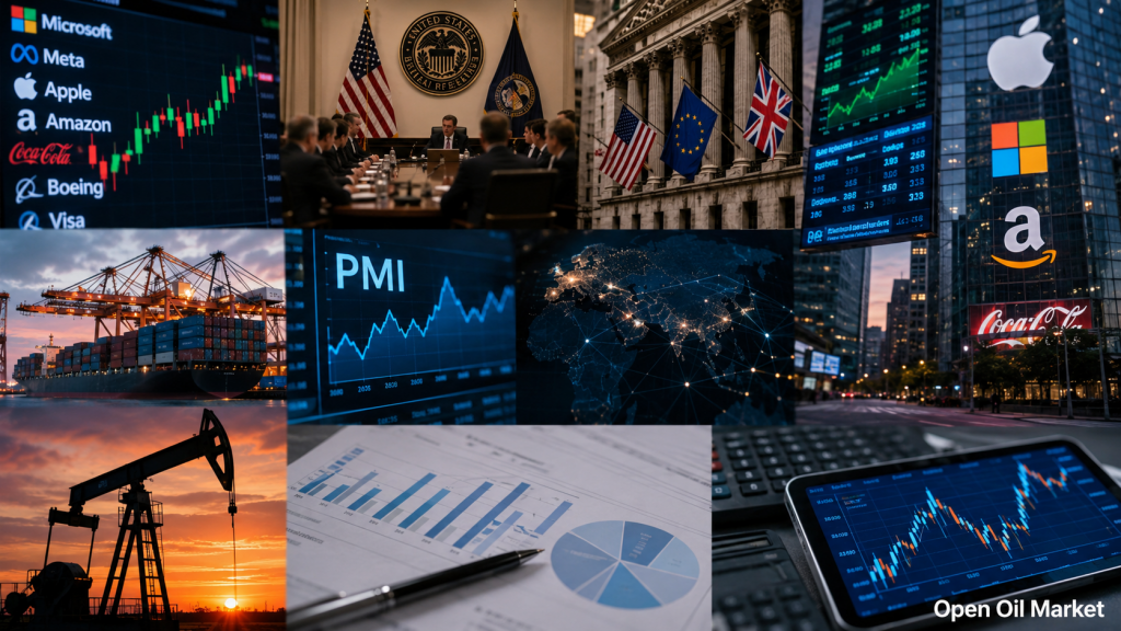 Investor Calendar July 27–31, 2026 — Fed Rate, US and Eurozone GDP, PCE Inflation, Bank of England, China PMI, OPEC+, and Earnings Reports of S&P 500, Euro Stoxx 50, Nikkei 225, MOEX