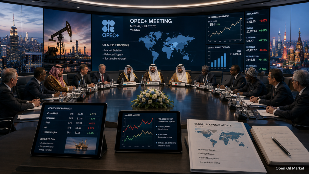 OPEC+ Meeting and Global Markets — Economic Events and Corporate Reports on July 5, 2026
