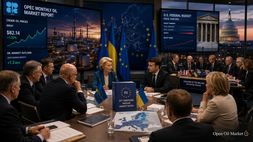 EU Sanctions Against Russia, Ukraine Meeting, OPEC Report, and US Budget Data July 13, 2026