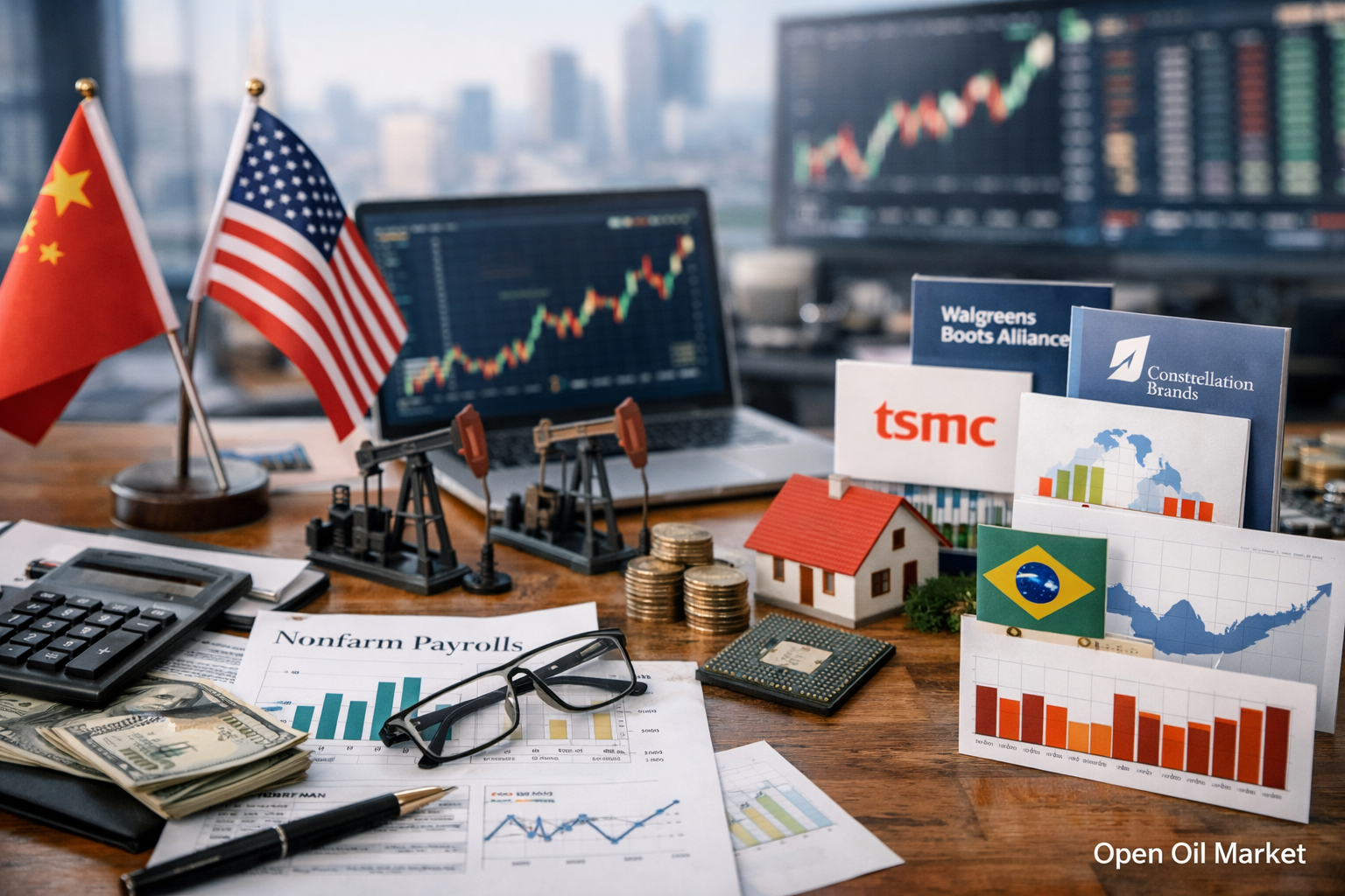 Economic Events and Corporate Reports — Friday, January 9, 2026 US Nonfarm Payrolls, Inflation in China and Germany