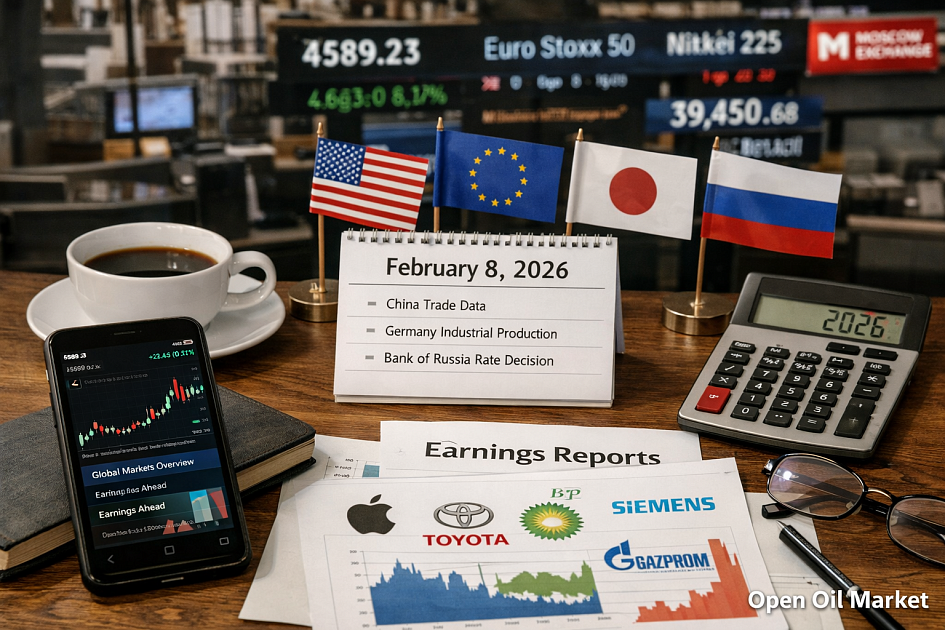 Economic Events and Corporate Reports — Sunday, February 8, 2026 ...